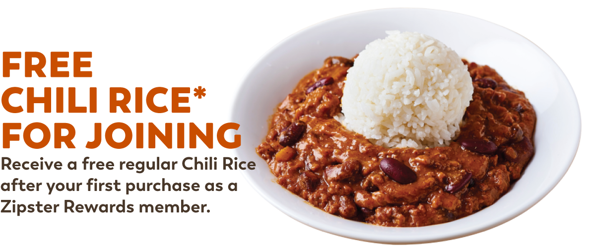 Free Chili Rice Sign Up Promo