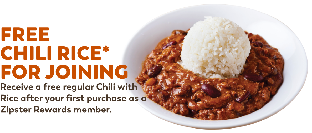 Free Chili Rice Sign Up Promo