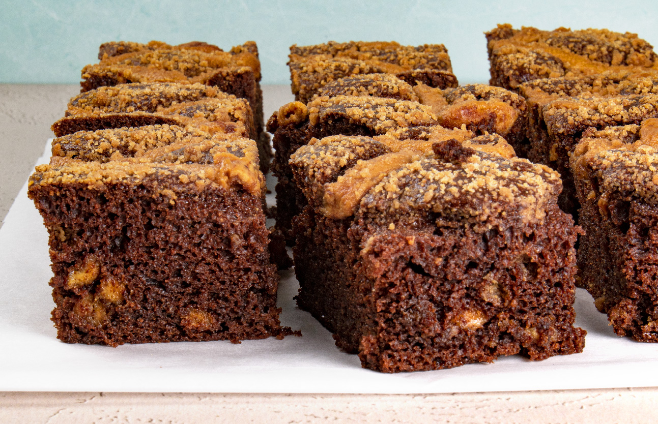 Website-homepage-modules-June-2023_Peanut Butter Chocolate Coffee Cake Square 2023 Peanut Butter Chocolate Coffee Cake Square