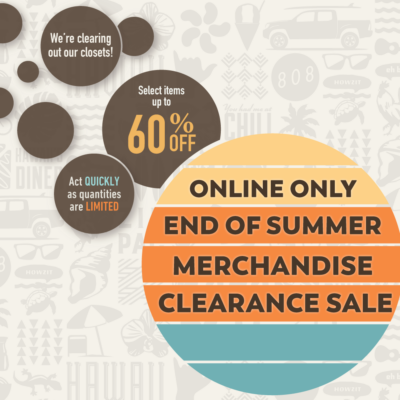 End of Summer Merchandise Clearance Sale