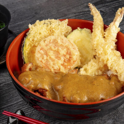 NEW! Chicken Katsu Curry with Tempura Donburi