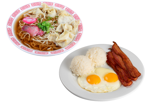 Wun Tun Min OR Meat N' Eggs*
